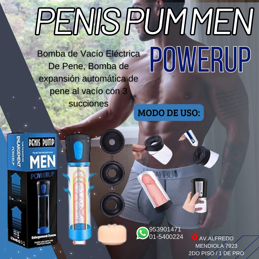 PENIS PUM ALARGADOR DE PENE SEXSHOP